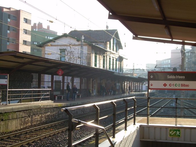 Estación de Renfe en Barakaldo     