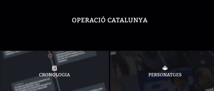 Web sobre la 'Operación Catalunya' del PDeCAT