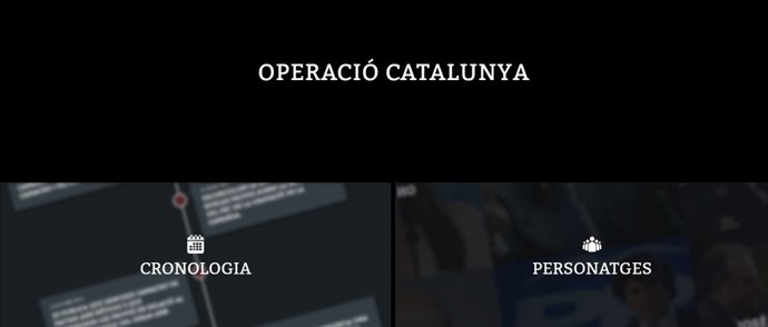 Web sobre l'operació Catalunya del PDeCAT