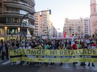 La Marea Verde reivindica en València un pacto educativo, una nueva ley y dice "no" a la Lomce y a los recortes
