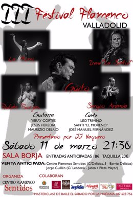 Valladolid: Cartel del II Festival Flamenco