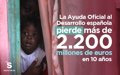 La Ayuda Oficial al Desarrollo española se recorta en más de 2.200 millones de euros en la última década #10AñosEPsocial
