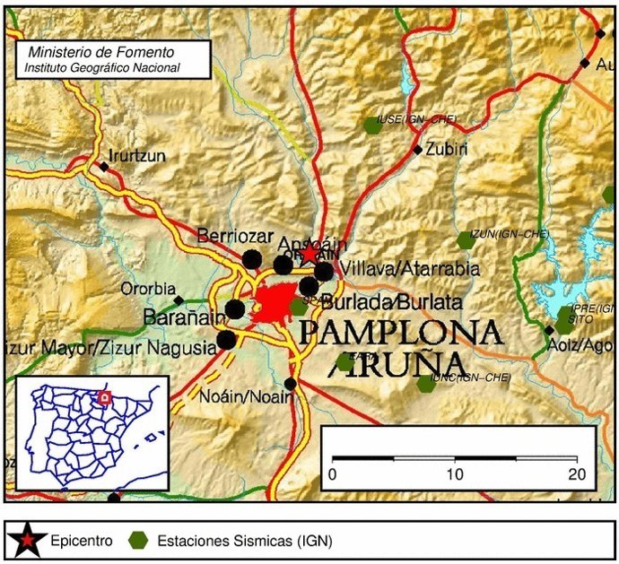 Terratrèmol a Navarra