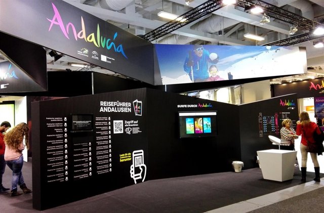 Espacio expositivo de Andalucía en la ITB de Berlín