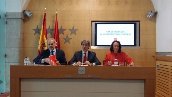 Rueda de prensa sobre el plan de choque de sedes judiciales