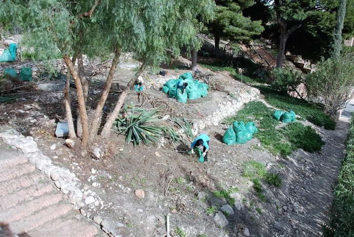 Zona de huertos de La Alcazaba de Almería