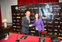 La Junta muestra su apoyo "pleno y decidido" al Festival de Cine de Málaga y será patrocinador de la 20 edición