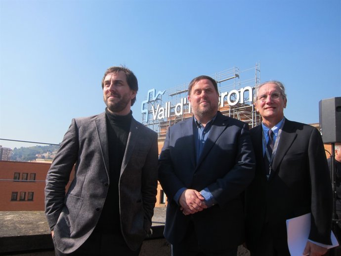 Toni Comín, Oriol Junqueras i Vicenç Martínez Ibáñez