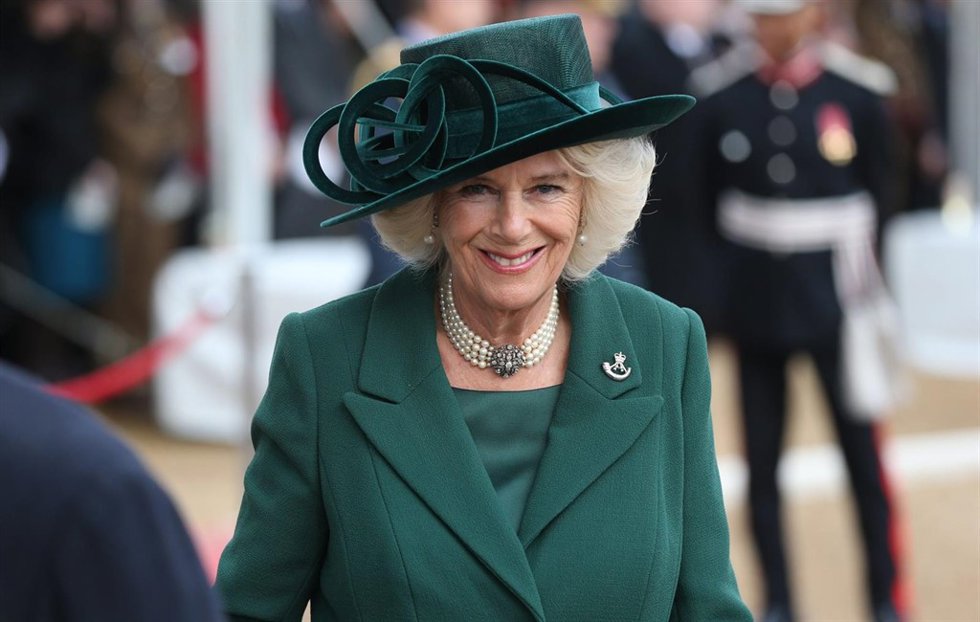 Camila de Cornualles en el acto celbrados por los caídos.