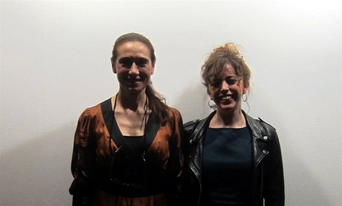 Rosana Pastor, izquierda, y Laura Casielles, derecha, en Salamanca