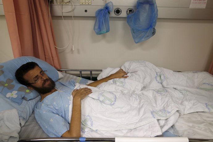Mohammed al Qiq, periodista palestino en huelga de hambre