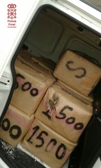 La Policía Foral detuvo el pasado año a 82 personas por tráfico de estupefacientes