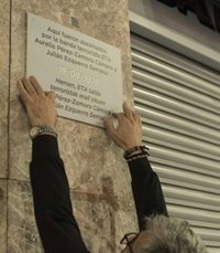 Alcalde de Bilbao ordena retirar las placas colocadas por Covite, que actúa de forma "provocadora"