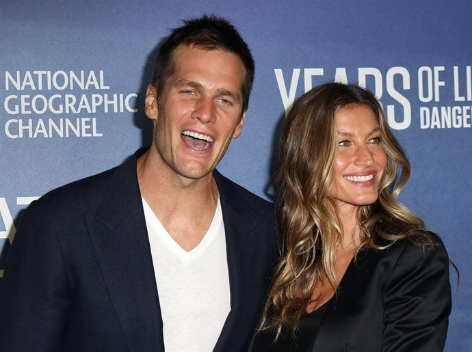 Tom Brady and model Gisele Bundchen 