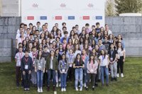 Jornadas de formación en Santiago para los 80 becarios gallegos de la Fundación Amancio Ortega