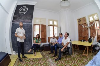 Visita del vicepresidente a la Asociación Atlas