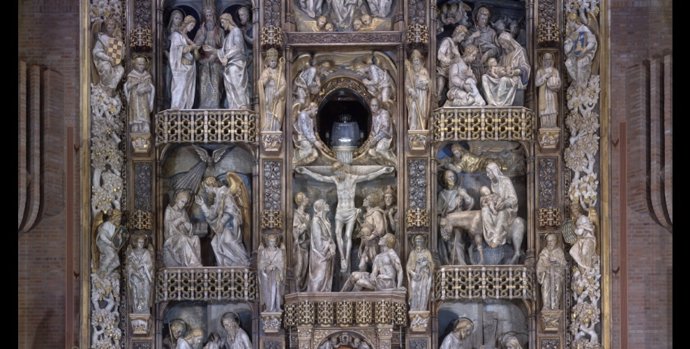 Gigapan del retablo de Torreciudad