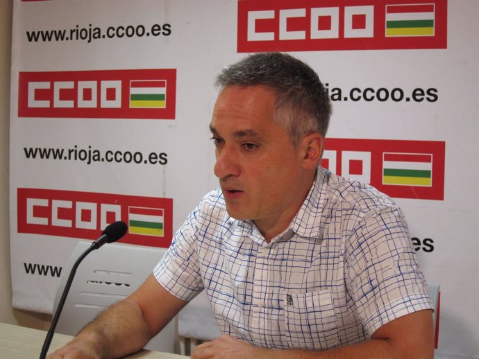 Jorge Ruano, secretario general de CCOO La Rioja