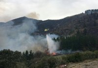 Activos cuatro incendios en Cantabria, en Camaleño y el valle del Saja