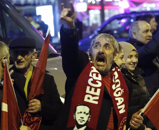 Manifestaciones en Rotterdam - Turquía