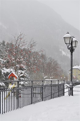 Nevada en el Pirineo oscense