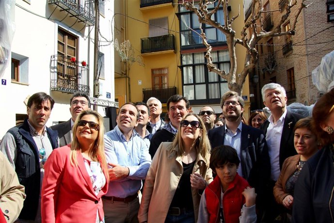 Los representantes de Ciudadanos han visitado varias fallas