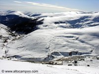 Alto Campoo registra una racha de viento de 123 kilómetros por hora, la máxima de esta madrugada