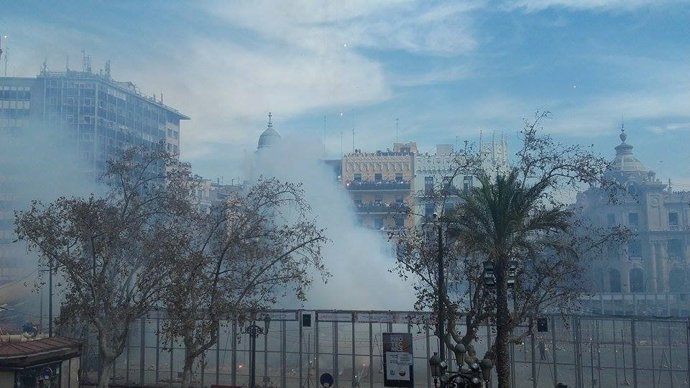 Mascletà del dissabte 11 de març, de pirotècnia Tomás