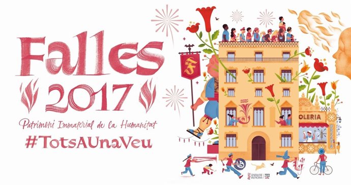 La Generalitat se suma a la celebración de las Fallas 2017