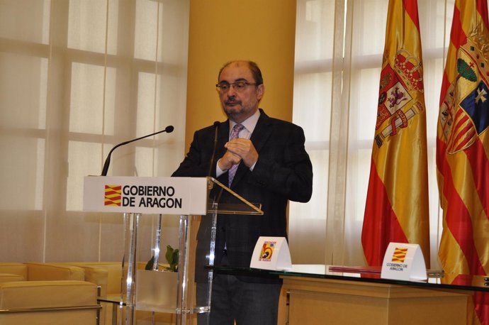 Javier Lambán, presidente de Aragón