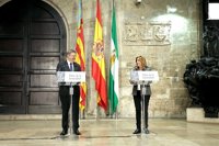 Puig cree "importante" que Susana Díaz presente su candidatura y dice que no es "incompatible" que conjugue cargos 
