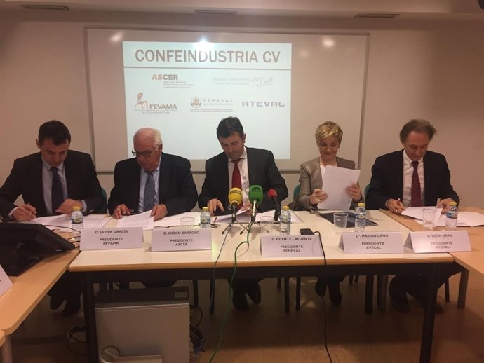 Cinco sectores industriales constituyen Confeindustria