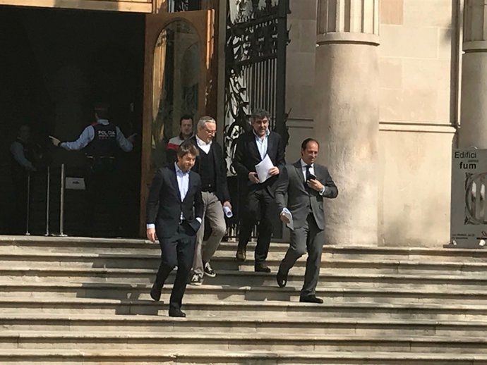 Els advocats de A.Mas, J.Ortega i I.Rigau 
