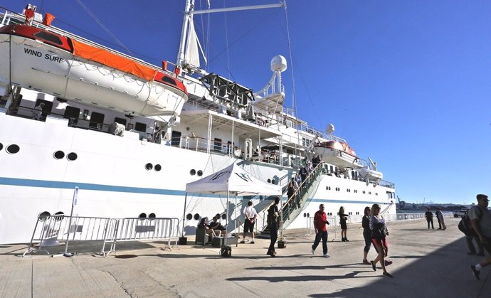 Crucero en el Puerto de Tarragona en 2016