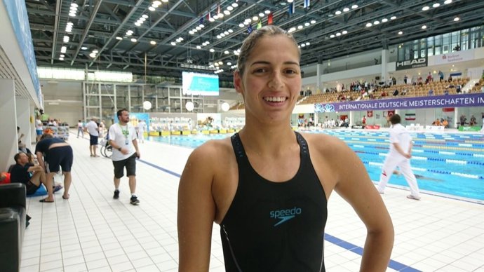 La nadadora española Michelle Alonso