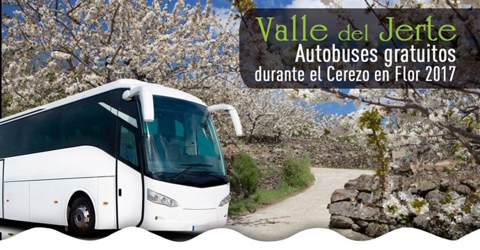 Cuatro Rutas Gratuitas En Bus Recorrerán La Primavera Del Valle Del Jerte