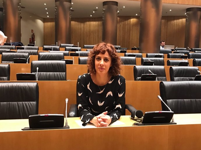 Alexandra Fernández, en el Congreso de los Diputados