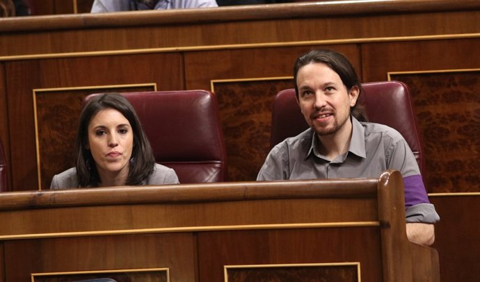 Irene Montero i Pablo Iglesias, de Podem