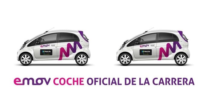 Emov, coche oficial de la carrera 15 Km Metlife Madrid Activa 