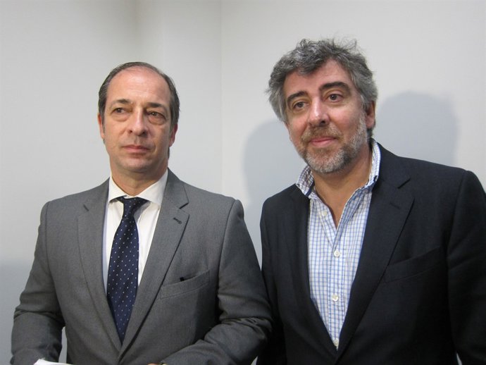 Els advocats Rafael Entrena i Jordi Pina                  