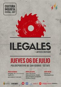 Ilegales se apuntan al Festival Cultura Inquieta de Getafe