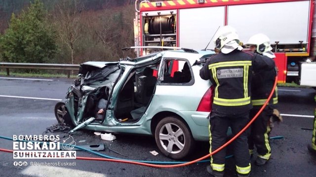 Accidente mortal en Azkoitia, Guipúzcoa