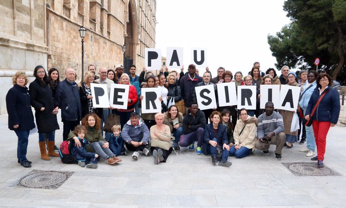 Cáritas Mallorca pide paz en Siria