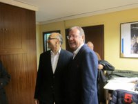 Silván se compromete a luchar por el soterramiento del ferrocarril