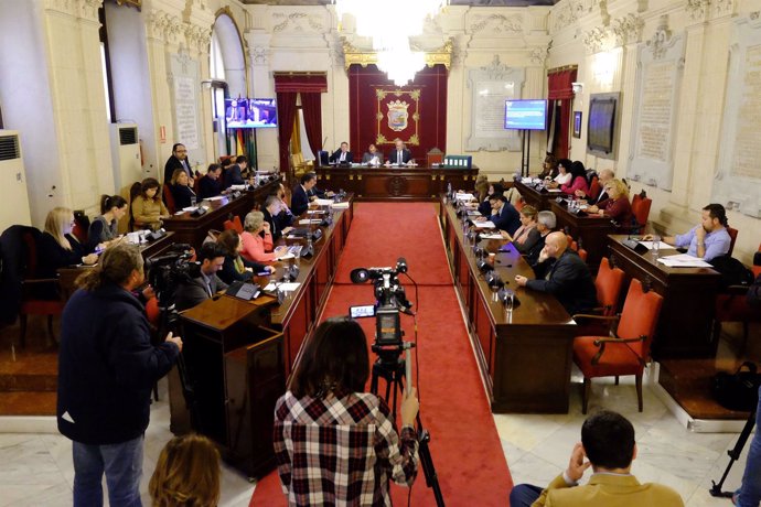 Pleno debate de presupuestos del Ayuntamiento de Málaga 