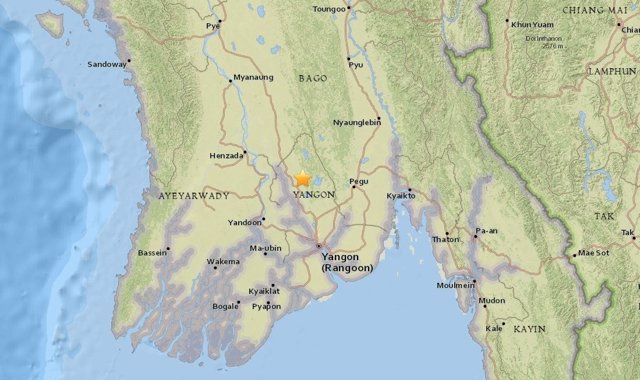 Terremoto en Birmania