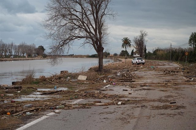 Efectos del temporal en Cullera