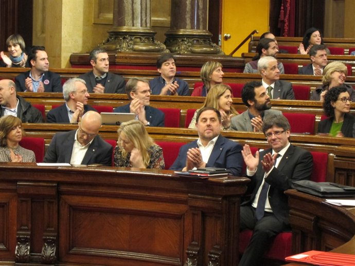 JxSí en el ple del Parlament