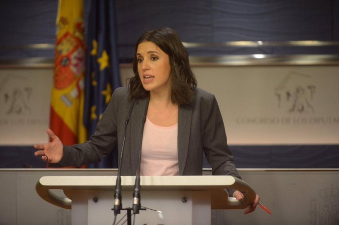 Irene Montero en el Congreso