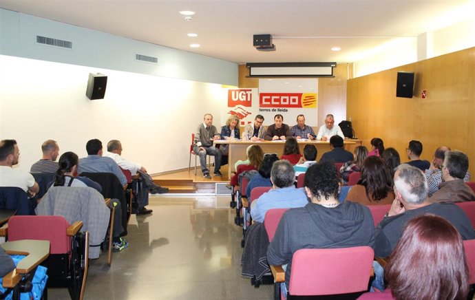 Asamblea de trabajadores de mataderos de aves y conejos